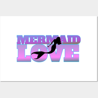 Mermaid t-shirt designs Posters and Art